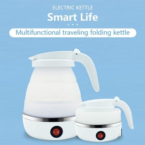 Foldable Silicone Electric Kettle - White