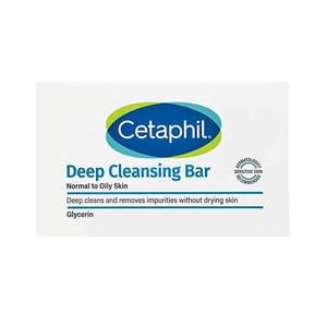 Cetaphil Deep Cleansing Bar Normal To Oily Skin 127g •