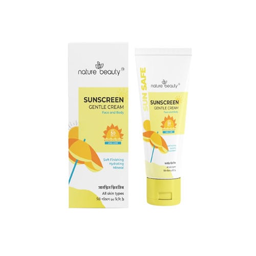 Nature Beauty Sunscreen Gentle Cream 50ml - SPF 50 PA+++