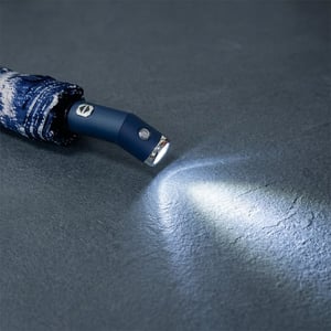 Souvenir Storm Blue Umbrella With Torch •