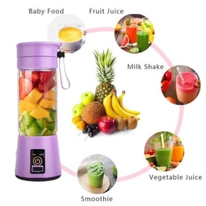 Portable Electric & Rechargeable Battery Juice Blender - Lavender
