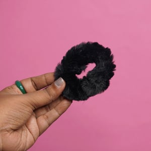 Soft Fleece Hair Band - Black