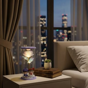 Romantic Couple Lightning Rose - Purple