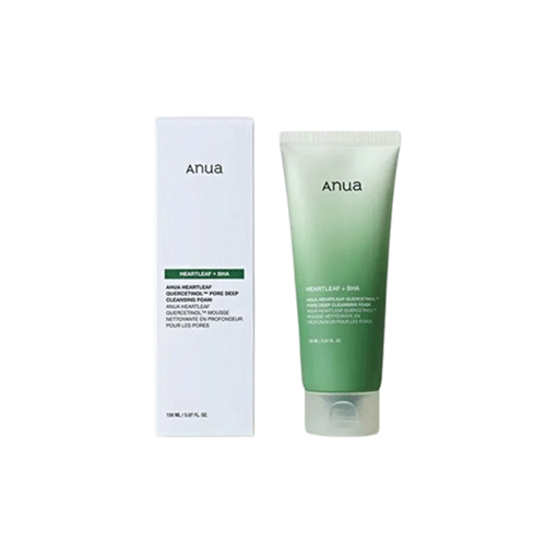 Anua Heartleaf Quercetinol Pore Deep Cleansing Foam 150ml •