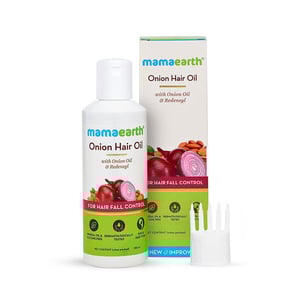 Mamaearth Onion Hair Oil for Hair Fall Control 150ml