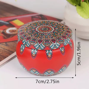 Metal Perfumed Candle Jar •
