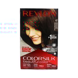 Revlon Colorsilk Beautiful Color - 47 Medium Rich Brown  •