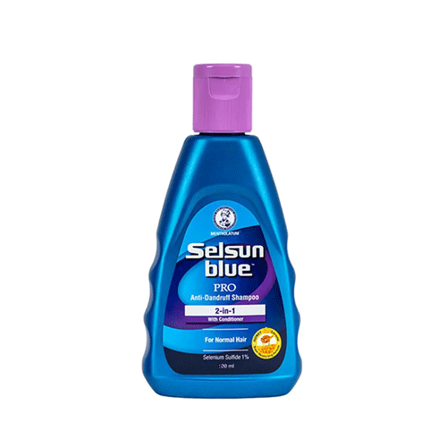 Selsun Blue Pro Anti Dandruff 2 in 1 Shampoo With Conditioner For Normal Hair 200ml •