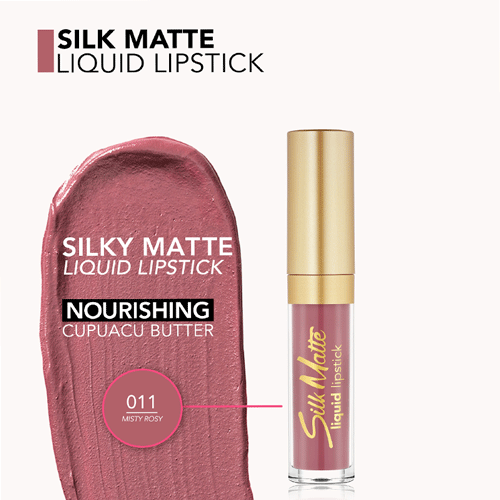 Flormar Silk Matte Liquid Lipstick 4.5ml - 011 Misty Rosy