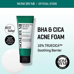 SOME BY MI AHA BHA PHA 30 Days Miracle Acne Clear Foam 100ml •