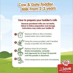 Cow & Gate Formula Milk Stage 4 800gm•