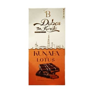 Besto Dubai kunafa Lotus Premium Chocolate 100g  •