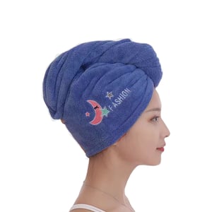 Hair Wrap Soft & Fleece Bath Towel - Blue