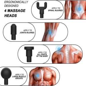 Electric Vibration Body Muscle Massager Gun - Green