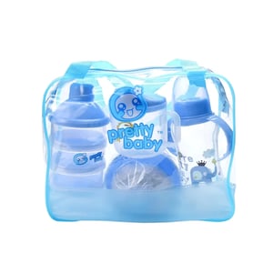 New Born Baby Feeding Set - Baby Blue