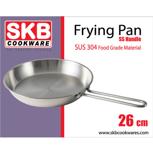 SKB Special Frying Pan With SS Handle - 26cm