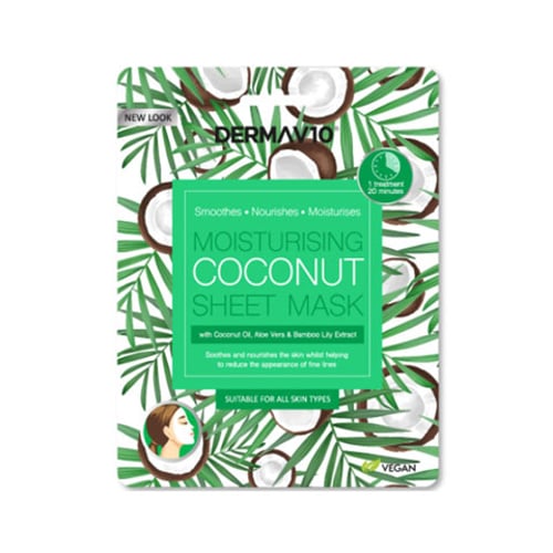 Derma V10 Moisturising Coconut Sheet Mask