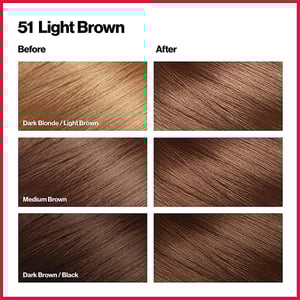 Revlon ColorSilk Beautiful 3D Hair Color - 51 Light Brown  •