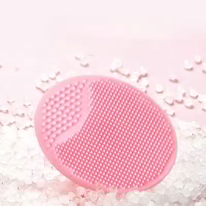 2pcs Silicone Massage Brush - Baby Pink & Baby Blue