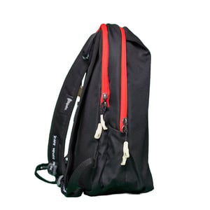 Stripelnc Exclusive Travel Backpack - Black With Red Border
