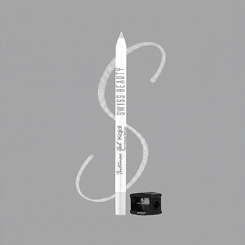 Swiss Beauty Intense Gel Kajal - 07 Pearly White