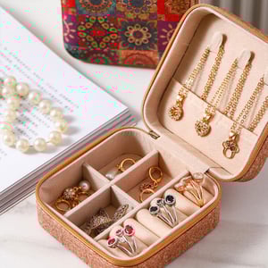 Jewelry Storage Box - Sawdust Texture