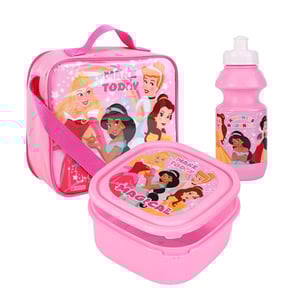 Disney Princess Insulated Lunch Box 3 Piece Set