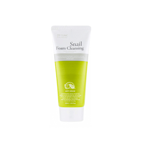 3W Clinic Snail Cleansing Foam 100ml •