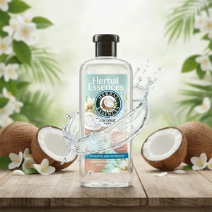 Herbal Essences Hydrated And Refreshed With Coconut Water And Jasmine Shampoo 400ml •