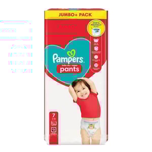Pampers Jumbo Pack (Pant System) Size- 7 (17+KG) 50pcs•