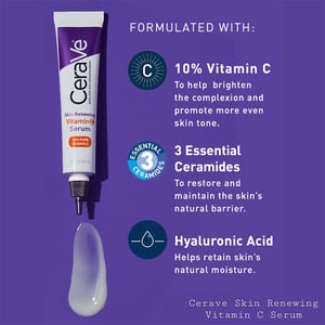 CeraVe Skin Renewing Vitamin C Serum 30ml •