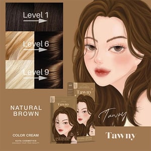 Kota Tortilla Hair Color 100ml - Milk Tea Brown•