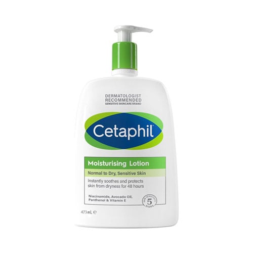 Cetaphil Moisturizing Lotion For Normal To Dry Sensitive Skin 473ml •