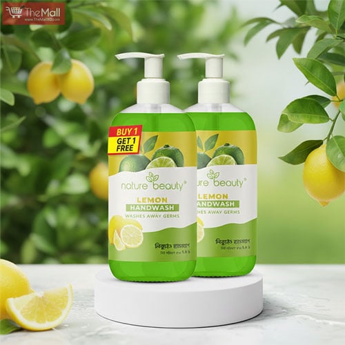 Nature Beauty Lemon Hand Wash 370ml (Buy 1 Get 1 Free)