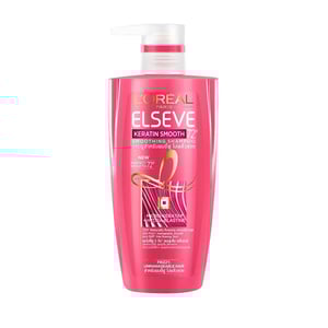 L'Oreal Paris Elseve Keratin Smooth 72h Smoothing Shampoo 410ml