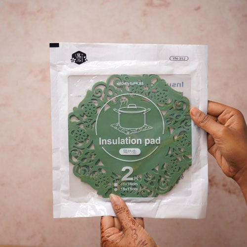 Dining Table Silicone Insulation Mats - Bottle Green