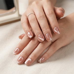 Premium False Nails 30pcs - Sparkle Pinky