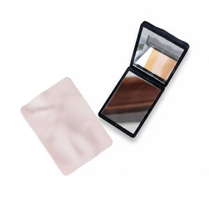 Foldable Rectangular Duo Mirror - Nude Pink