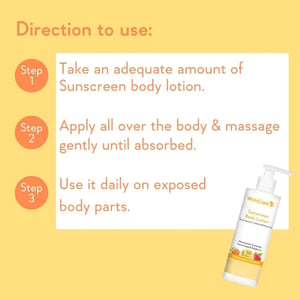 WishCare Sunscreen Body Lotion 200ml - SPF 50 PA++++•