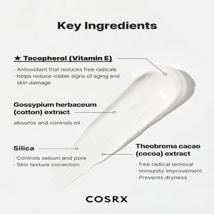 Cosrx Vitamin E Vitalizing Sunscreen Tocopherol SPF50+ 50ml•