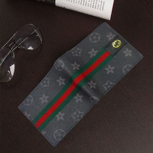 Floral Printed Wallet For Unisex - Black
