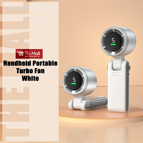 Handheld Portable Turbo Fan - White