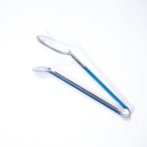 Stainless Steel Net Folder Oil Drain Food Clip Strainer •