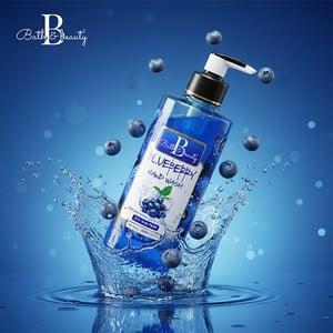 Bath & Beauty Liquid Hand Wash 350ml - Blueberry