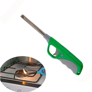 Kitchen Refillable Gas Lighter - Green
