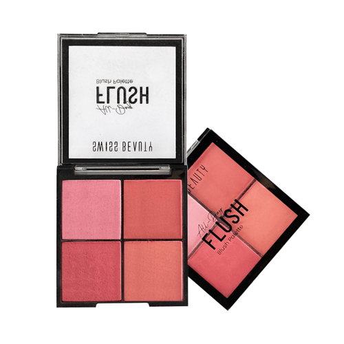 Swiss Beauty All Day Flush Blush Palette - 01 The Cheeky Edit