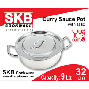 SKB Curry Sauce Pot with SS Lid - 32cm