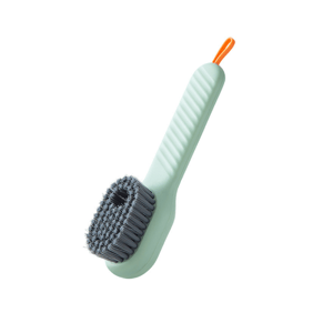 Shoe Cleaning Brush With Liquid Dispenser - Grayish Olive