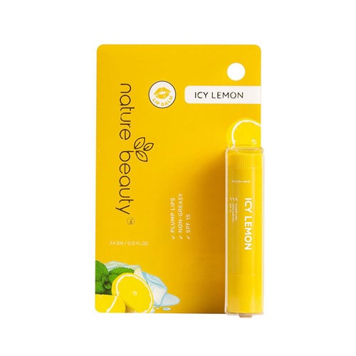 Nature Beauty Lip Balm 3.4g - Icy Lemon