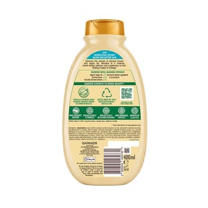 Garnier Ultimate Blends Argan Richness Almond Cream & Moroccan Argan Oil Creamy Nourishing Shampoo For Dry To Very Dry Hair 400ml •